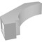 Ekena Millwork 3-in. W x 12-in. D x 12-in. H Imperial Architectural Grade PVC Knee Brace BRCP03X12X12IMP - alternate 3